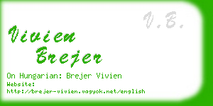 vivien brejer business card